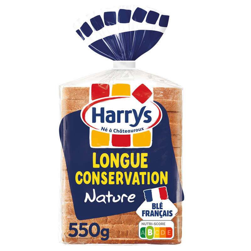 Harrys Pain de Mie Longue Conservation Nature 550g