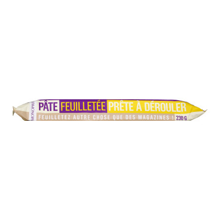 Monoprix Pâte feuilletée prête à dérouler 230g