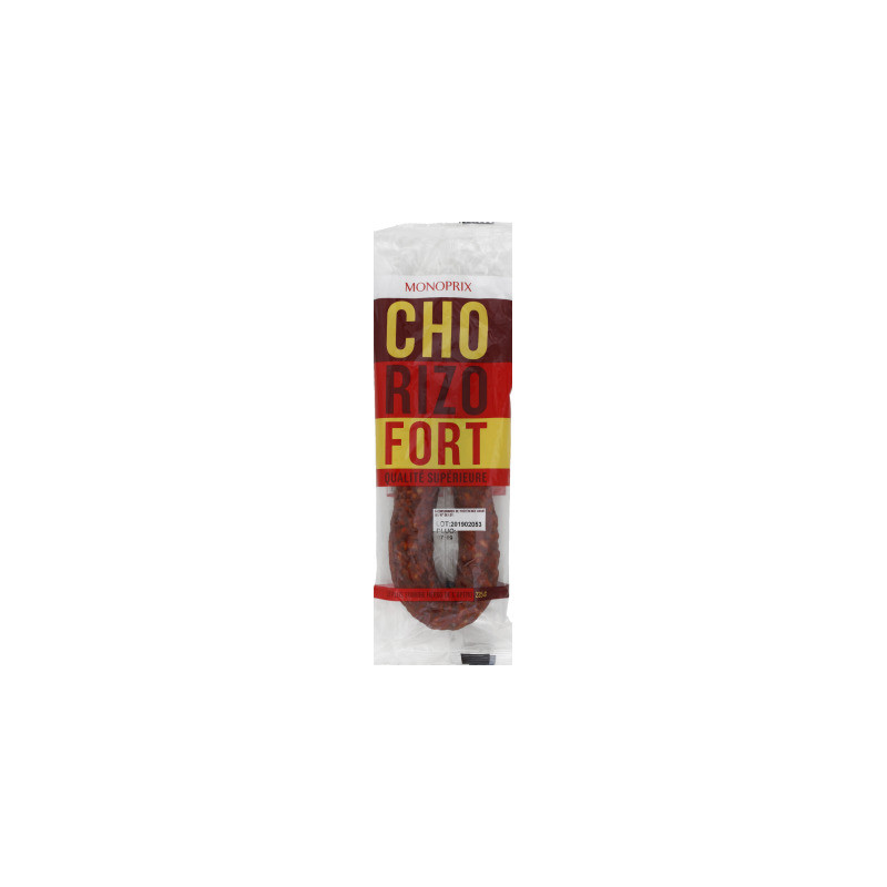Monoprix Chorizo Fort 225g