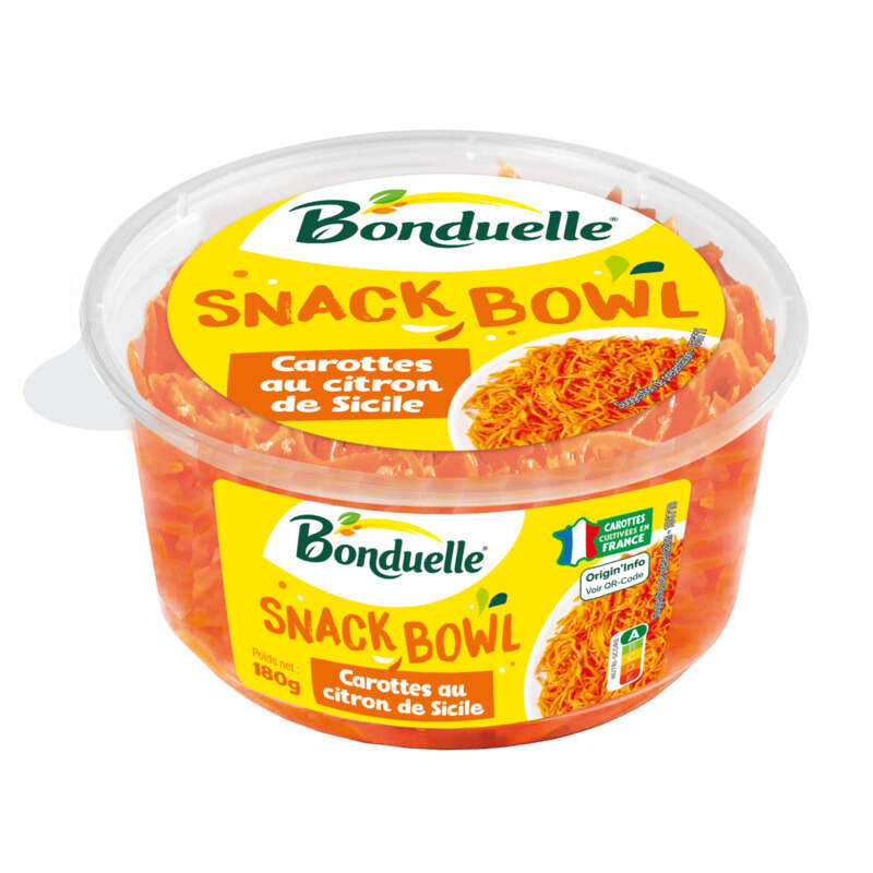 Bonduelle Carottes Râpées au Jus de Citron 180g