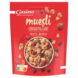Casino Muesli Croustillant Aux Fruits Rouges - 500G