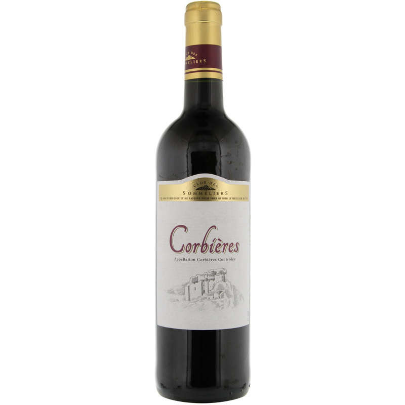 Club Des Sommeliers Corbières - Languedoc rouge - Alc 12