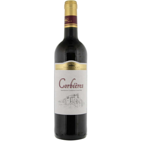 Club Des Sommeliers Corbières - Languedoc rouge - Alc 12,5%vol. - Vin rouge - 75cl