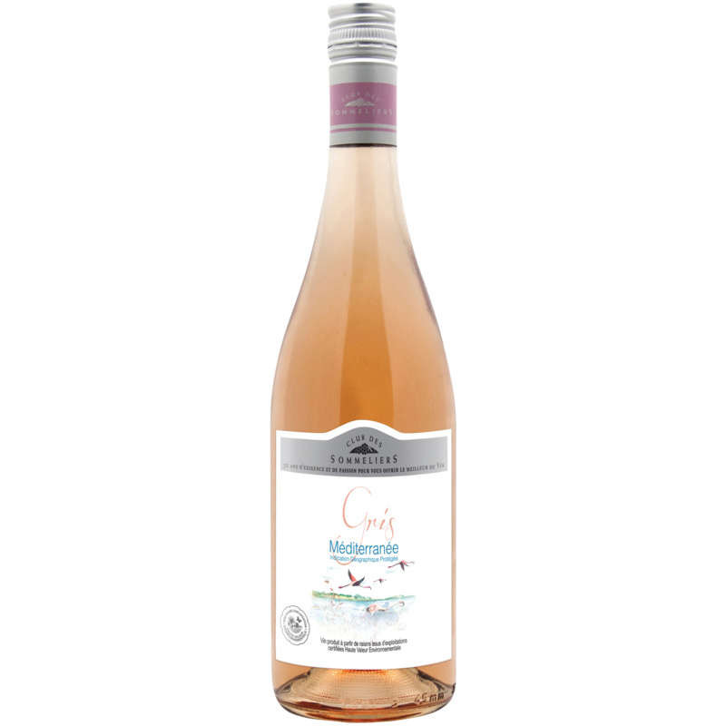 Club Des Sommeliers Igp Méditerranée Rosé Hve 75 cl