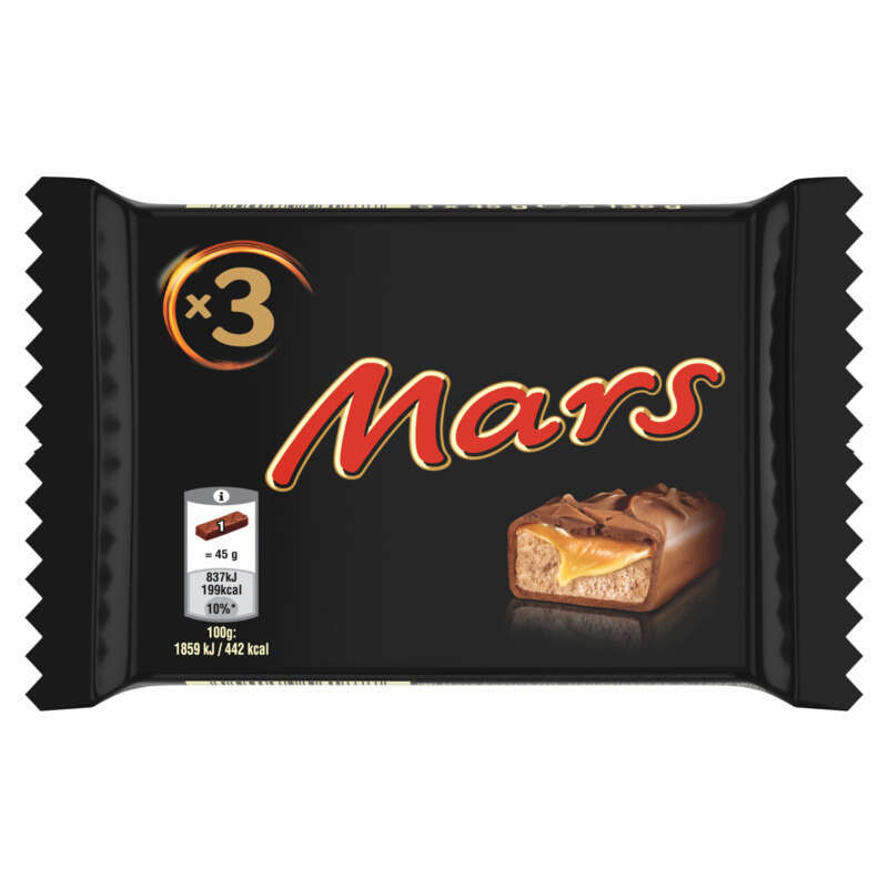 Mars Barre Glacée Chocolatée Gout Original x3
