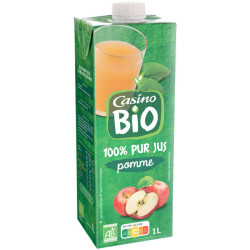 Casino Bio Pur Jus De Pomme 100% - 1L