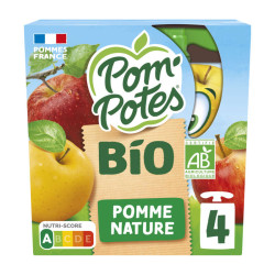 Pom'Potes Bio Pomme Golden 4x90g