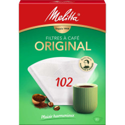 FILTRE A CAFE 102/80 BLANC