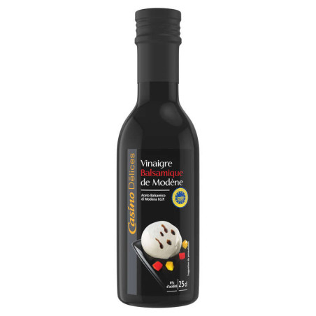 Casino Delices Vinaigre balsamique de modène - 25cl