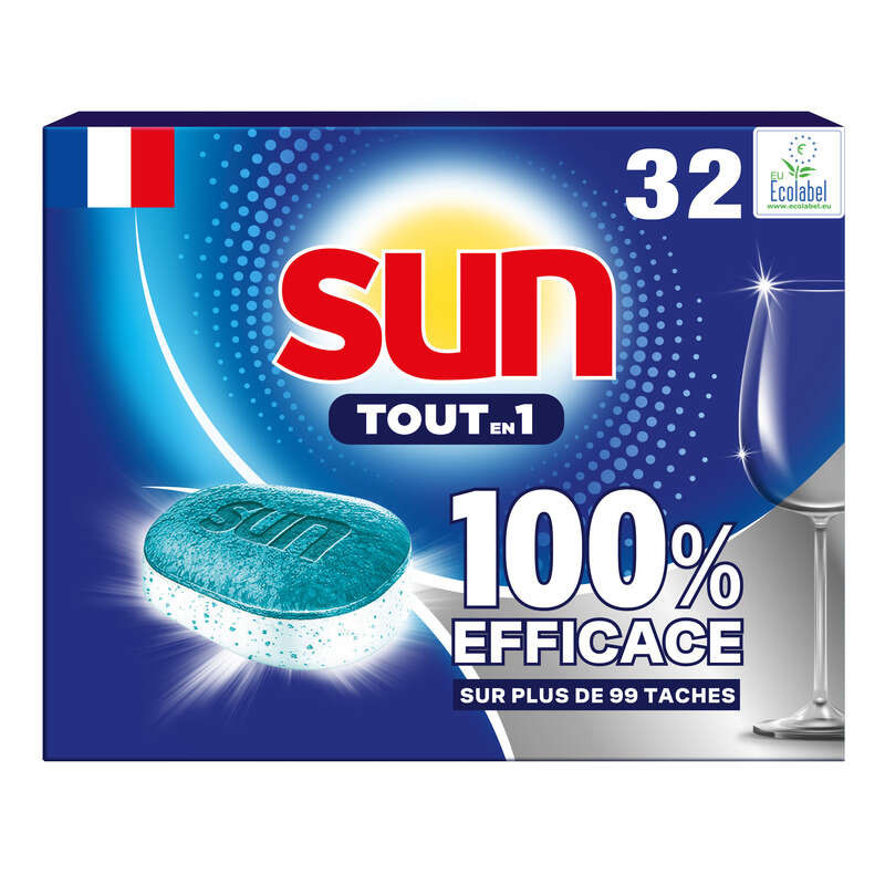 Sun Tout En 1 Tablette Lave-Vaisselle x32