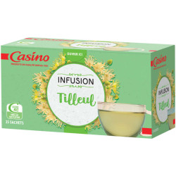 Casino Infusion - Tilleul - 25 sachets - 35g