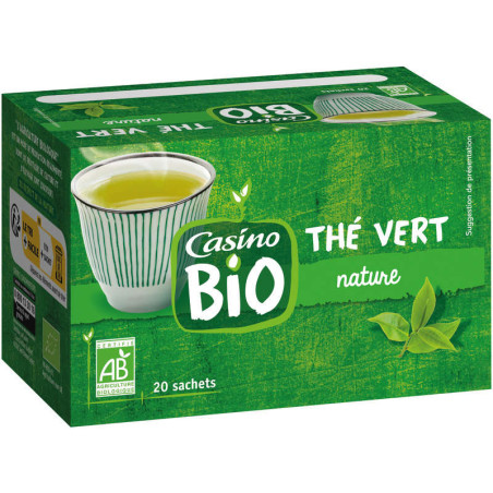 Casino Bio Thé vert - Nature - Biologique - 36g