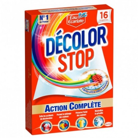 DECOLOR STOP Etuit lingettes anti-décoloration - x16 x16