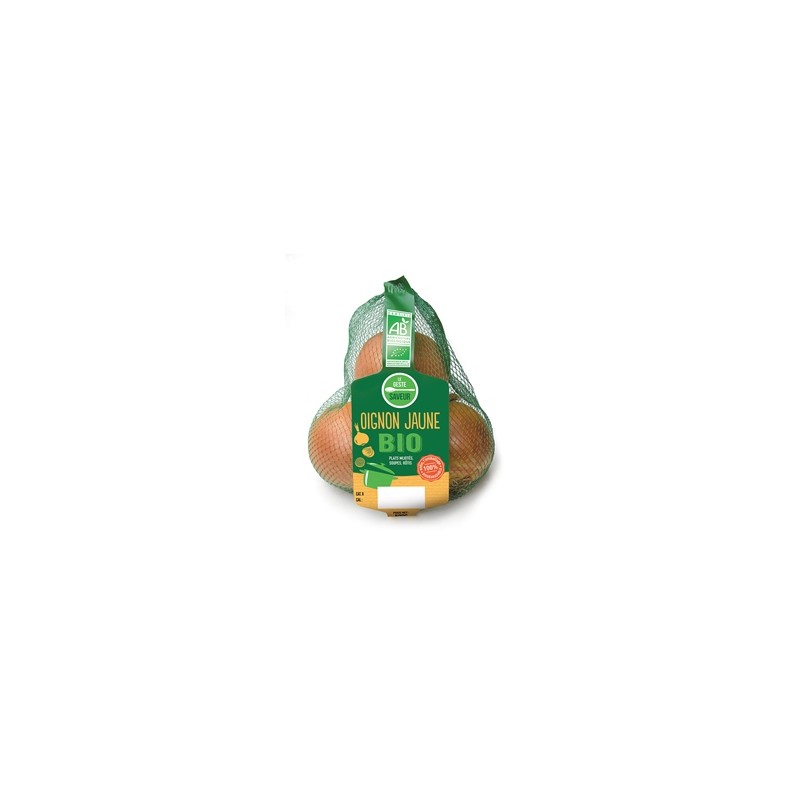 CASINO BIO Oignon Jaune Bio - FRANCE Cat1 500g