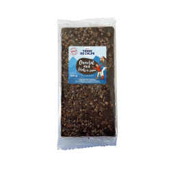 TERRE DE L'ALPE Tablette Chocolat Noir Eclats de Cacao - 100g