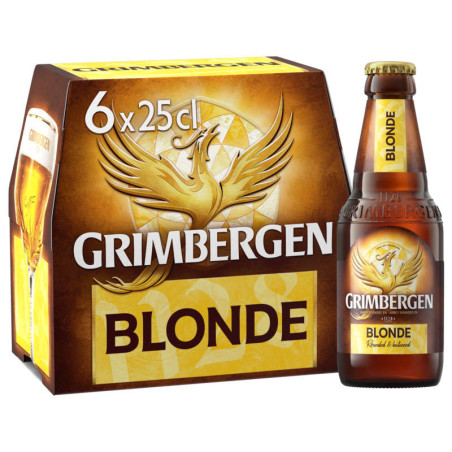 Grimbergen Bière Blonde D'Abbaye 6x25cl
