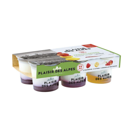 Plaisir des Alpes Yaourt Plaisir des Alpes Fruits 6x125g