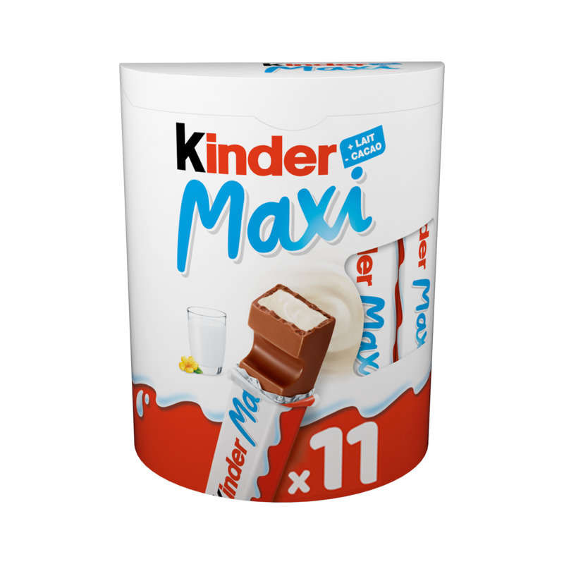 Kinder Maxi x11 Bâtonnets Chocolat Au Lait 231g