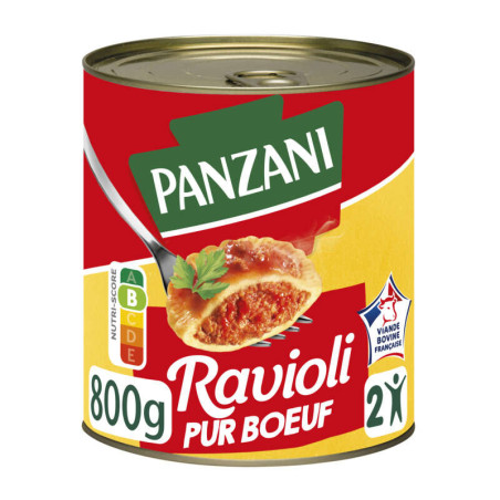 Panzani Ravioli pur bœuf 800g