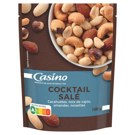 Casino Cocktail apéritif - Fruits secs - 100g