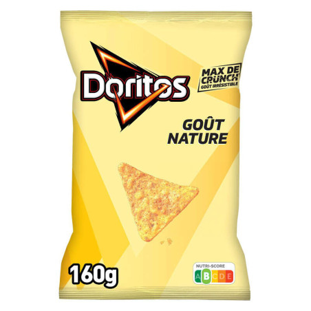 Doritos Chips Tortilla Goût Nature 160g