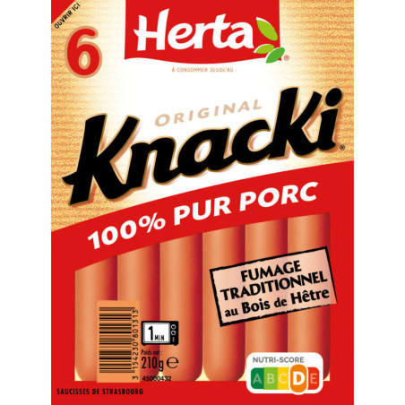 Herta Knacki Original x6 210g