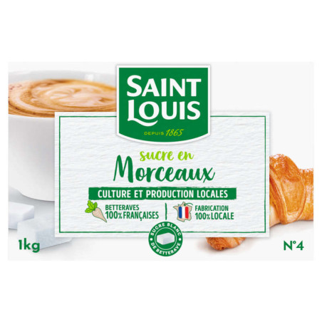 Saint Louis Sucre En Morceaux Numéro 4 1kg