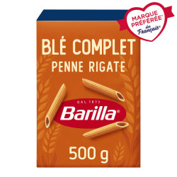 Barilla Pâtes penne rigate au blé complet intégrale 500g