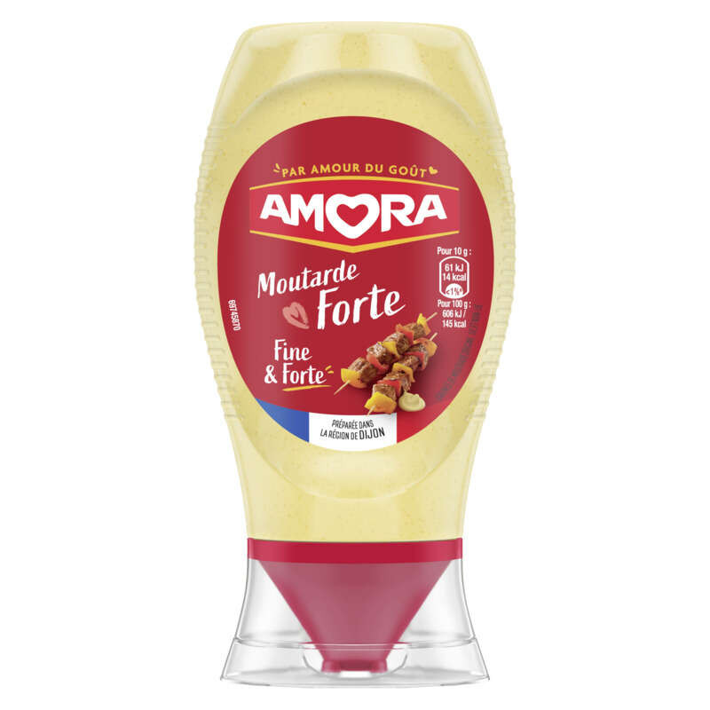 Amora Moutarde De Dijon Fine Et Forte Flacon Souple 265g