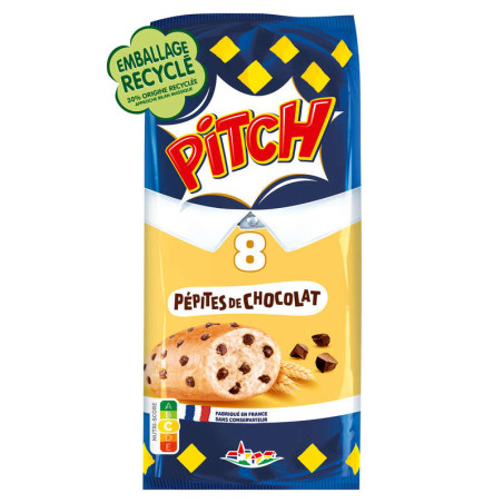 Pitch - Pitch Brioche pépites de Chocolat - x8 300g