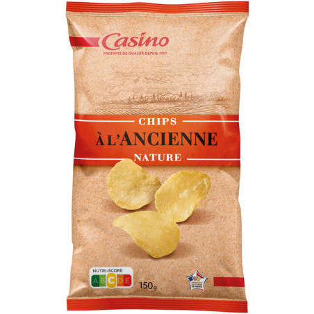 Casino Chips - A l'ancienne - Nature - 150g