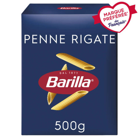 Barilla Pâtes penne rigate 500g