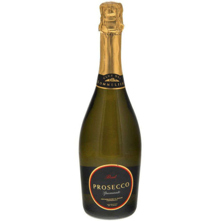 Club Des Sommeliers Prosecco - Spumante - Brut - Vin effervescent - 75cl