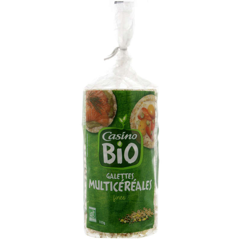 Casino Bio Galettes Multicéréales - Fines
