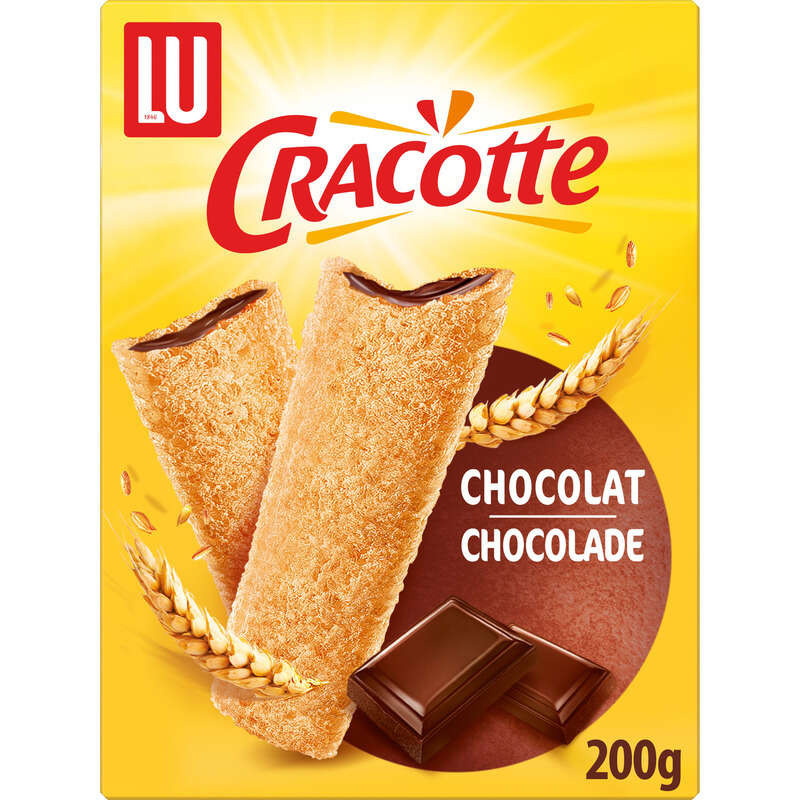 Lu Cracotte Biscottes fourées au Chocolat 200g