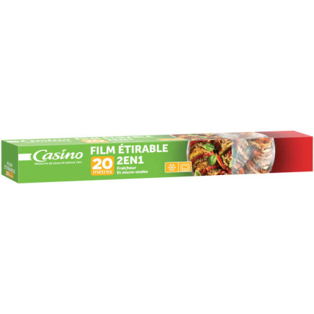 Casino Film étirable 2en1 20m - 20m