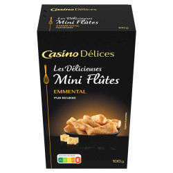 Casino Délices Mini flute emmental 100g