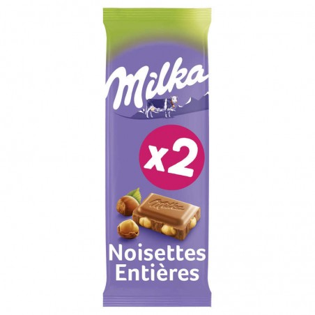 Chocolat lait noissette - 2x100g