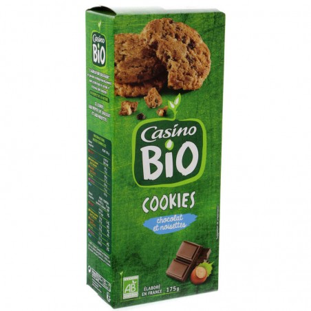 Cookies Noisettes & Chocolat Bio - 175g