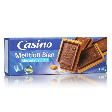 Biscuits Mention Bien Chocolat au lait - 150g