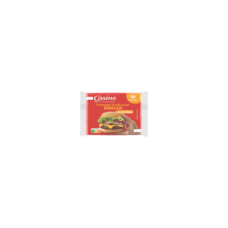CASINO Fromage fondu hamburger - 200g