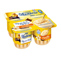 LA LAITIERE Riz Au Lait Vanille - 4x115g