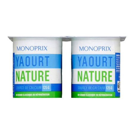 Yaourt nature - 4x125g