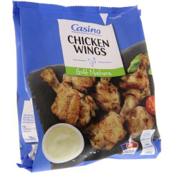 CASINO Chicken wings Goût nature - 250g