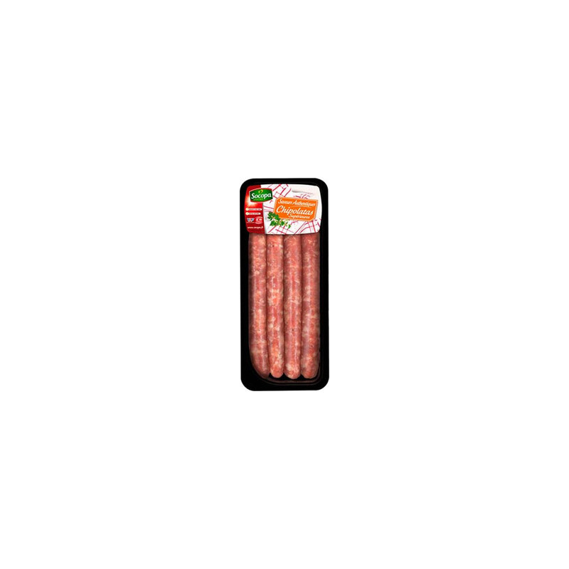 SOCOPA Chipolatas saveur authentique x4 - 320g