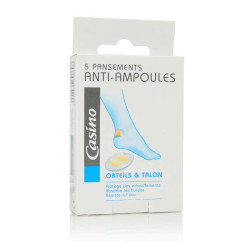CASINO Pansements anti-ampoules - x5