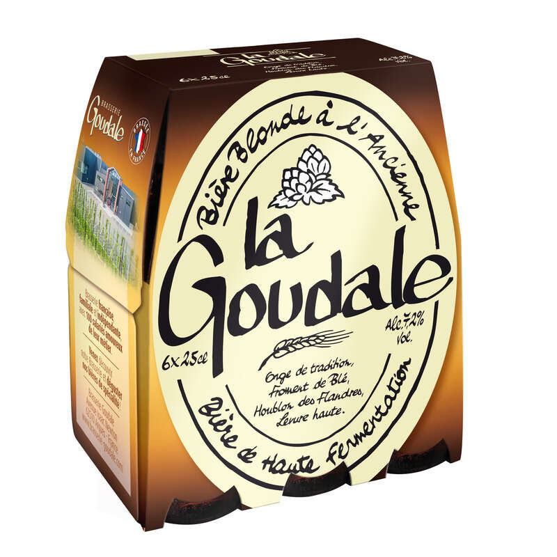 LA GOUDALE Bière Blonde 7.2° - 6x25cl