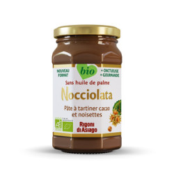 NIOCCIOLATA Pâte à Tartiner Cacao et noisettes Bio - 250g