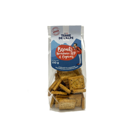 TERRE DE L'ALPE Biscuits Apéritifs Abondance et Oignons