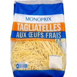 MONOPRIX Tagliatelles aux œufs frais - 350g